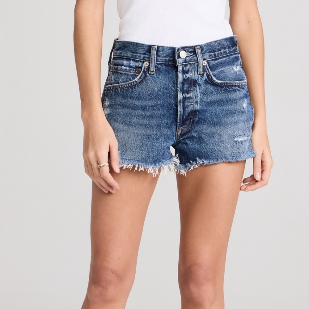 Agolde Blue Jean Shorts